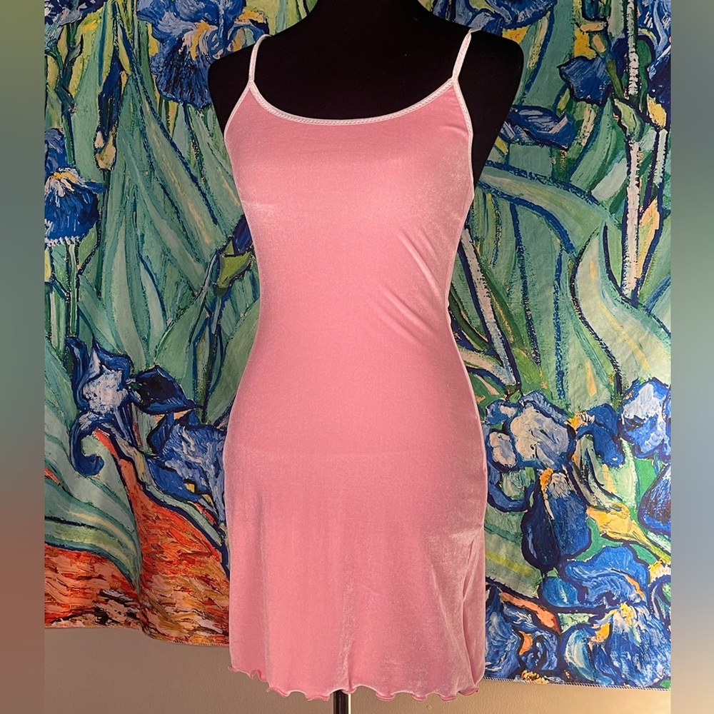 PRESIDENTS DAUGHTER MINI PINK DRESS